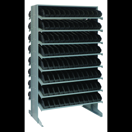 QUANTUM STORAGE SYSTEMS Double-Sided Shelf Rack Systems QPRD-100BK
